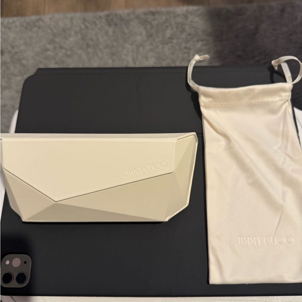 Jimmy Choo Cream Envelope Clutch